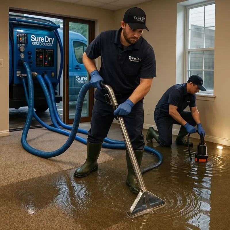 Water Extraction and Removal process in Jacksonville, AR